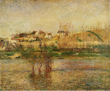 Camille Pissarro Painting - Inundación en Pontoise 1882 Camille Pissarro